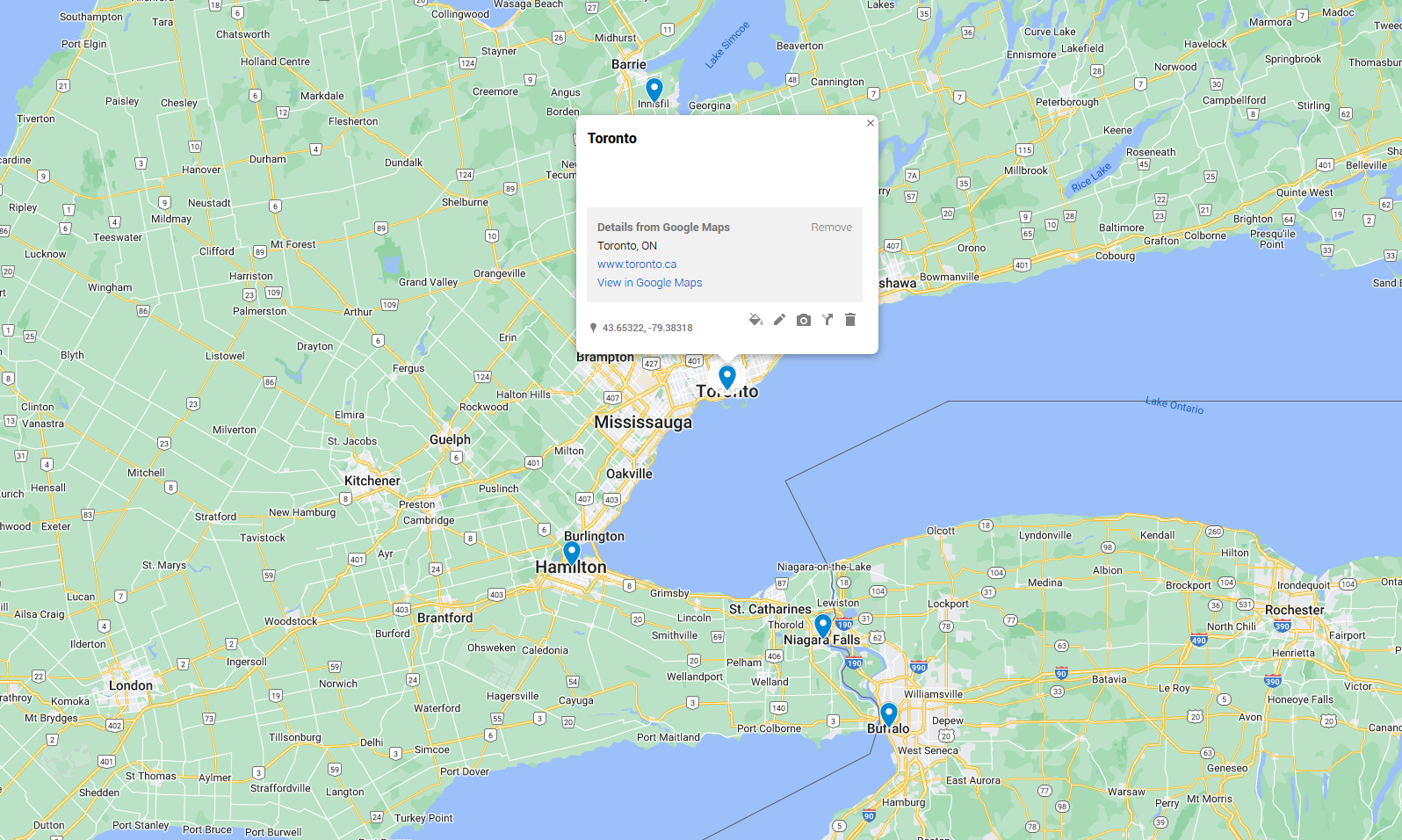 Click to view places I have visited.